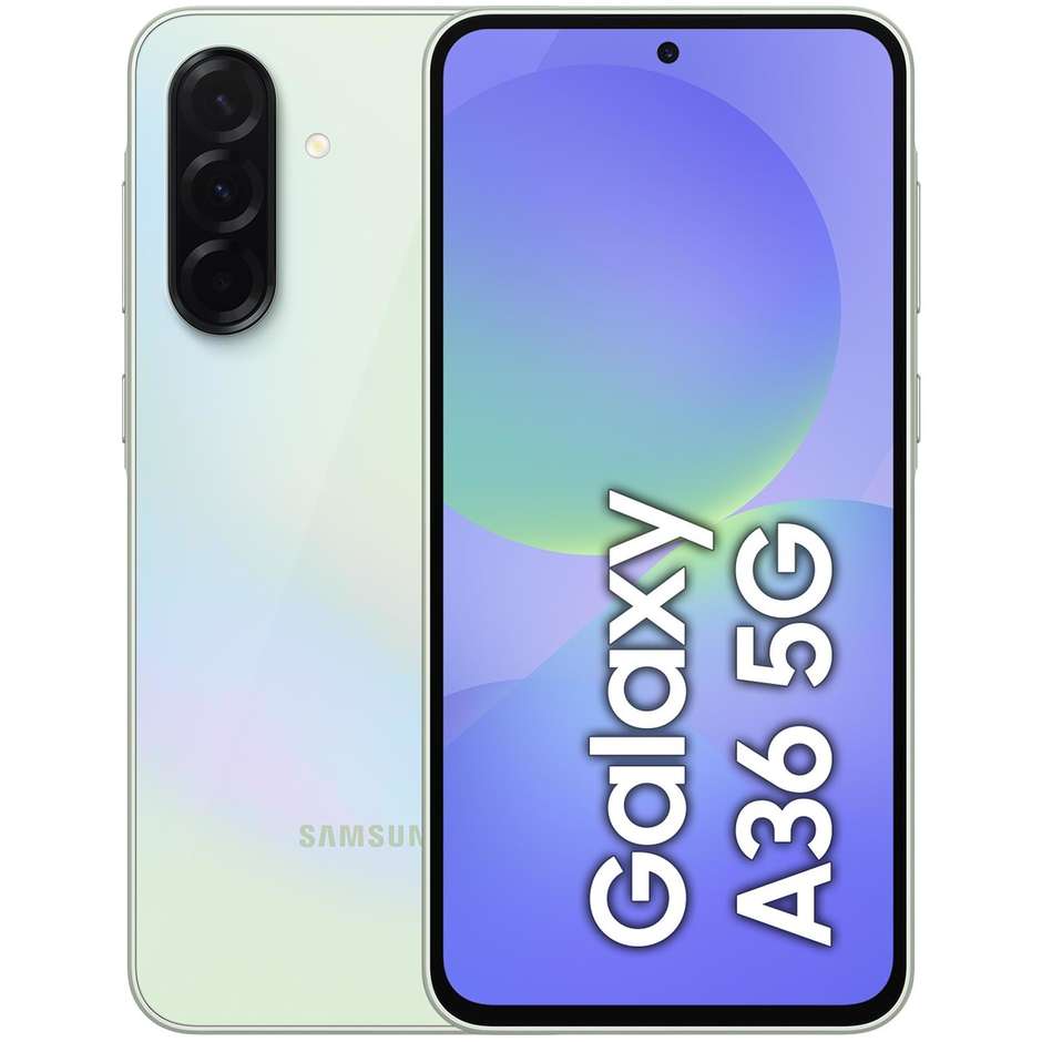 Samsung Galaxy A36 Smartphone 5G 6.7” Ram 8GB Memoria 256 GB Colore Awesome Lime
