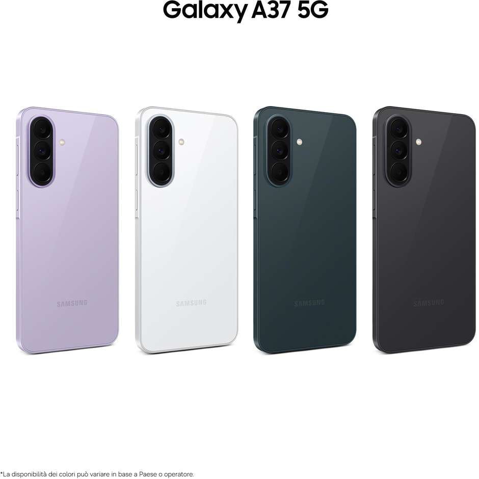Samsung Galaxy A37 5G 17 cm (6.7") Doppia SIM Android 16 USB tipo-C 6 GB 128 GB 5000 mAh Antracite