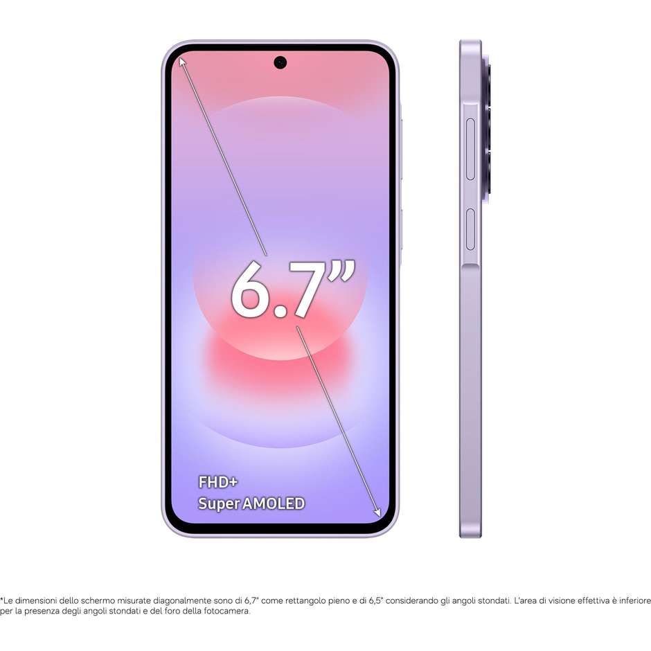 Samsung Galaxy A37 5G 17 cm (6.7") Doppia SIM Android 16 USB tipo-C 6 GB 128 GB 5000 mAh Antracite