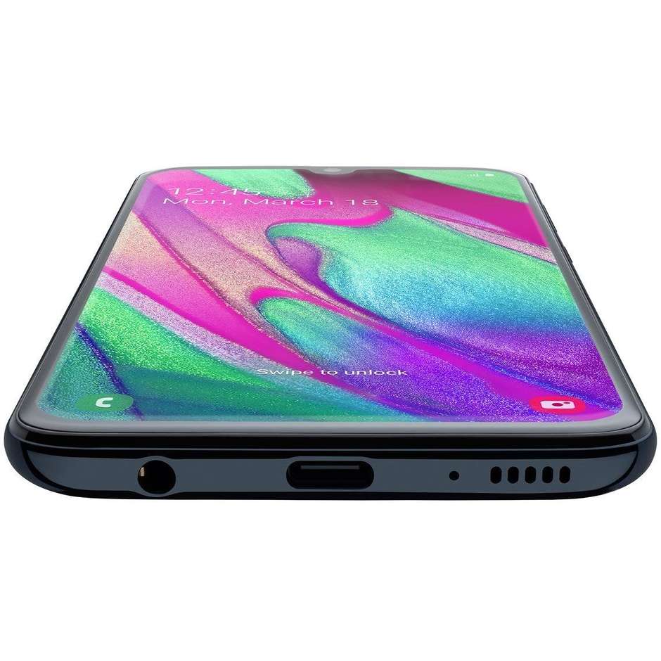 Samsung Galaxy A40 Smartphone 5,9" Full HD Ram 4 GB Memoria 64 GB Android colore Nero
