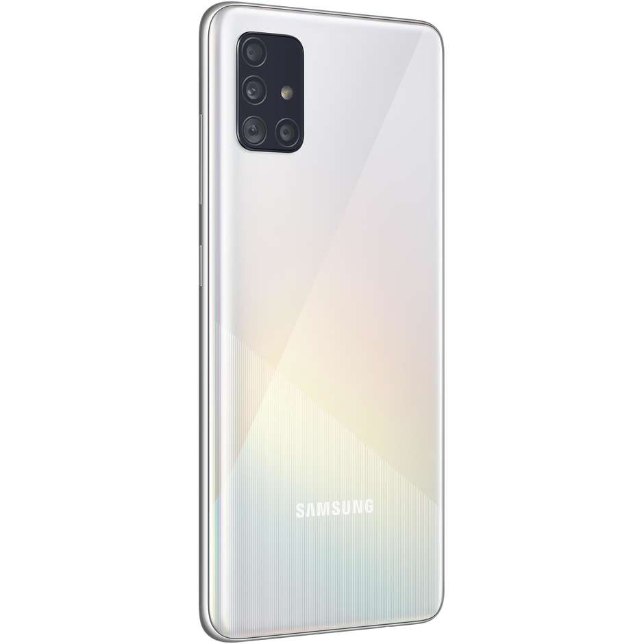 Samsung Galaxy A51 Smartphone 6.5" Ram 4 GB Memoria 128 GB Android colore Bianco