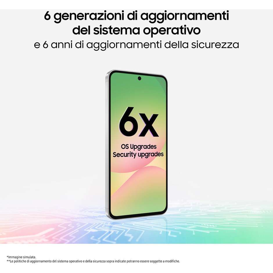 Samsung Galaxy A56 Smartphone 5G 6,7" Super AMOLED+ 128GB 50MP Colore Awesome Pink