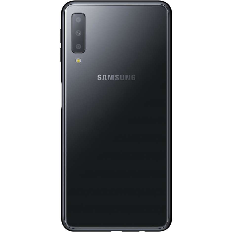 Samsung Galaxy A7 Smartphone Dual Sim 6" memoria 64 GB Ram 4 GB colore Nero