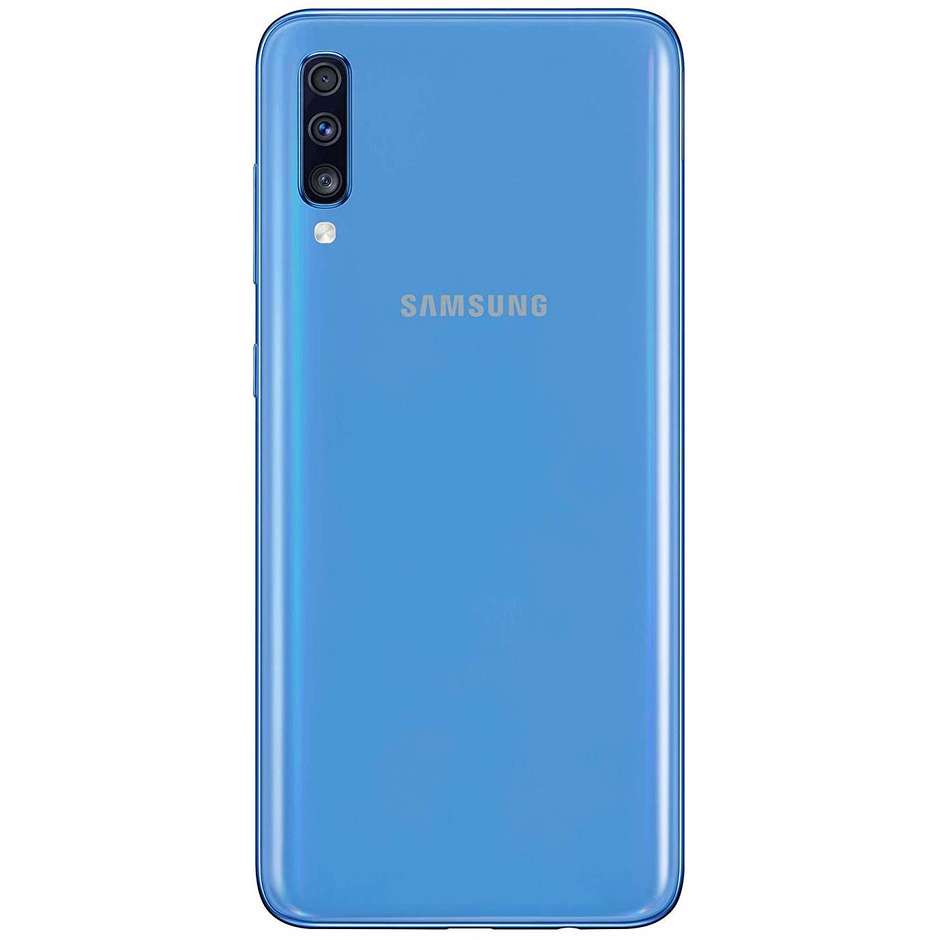Samsung Galaxy A70 Smartphone 6,7" Dual Sim Memoria 128 GB Tripla fotocamera Android colore Blu