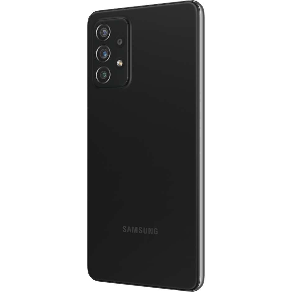 Samsung Galaxy A72 Smartphone 6.7" Ram 6 GB Memoria 128 GB Android 11 colore Awesome Black
