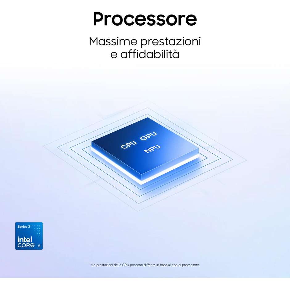 Samsung Galaxy Book6 14 pollici Core 5 315 8 GB SSD 256 GB Windows 11 Home