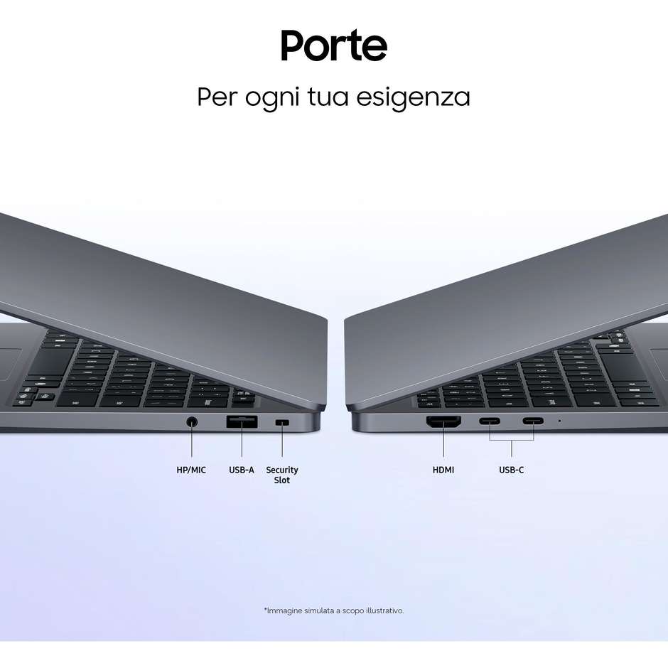 Samsung Galaxy Book6 14 pollici Core 5 315 8 GB SSD 256 GB Windows 11 Home