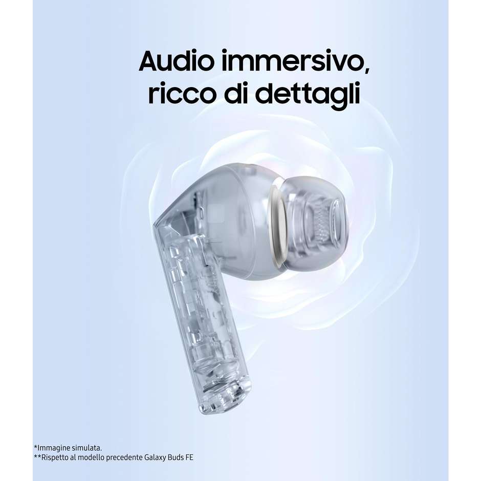 Samsung Galaxy Buds 3 Auricolari True Wireless con Galaxy AI e Audio Hi-Fi Nero