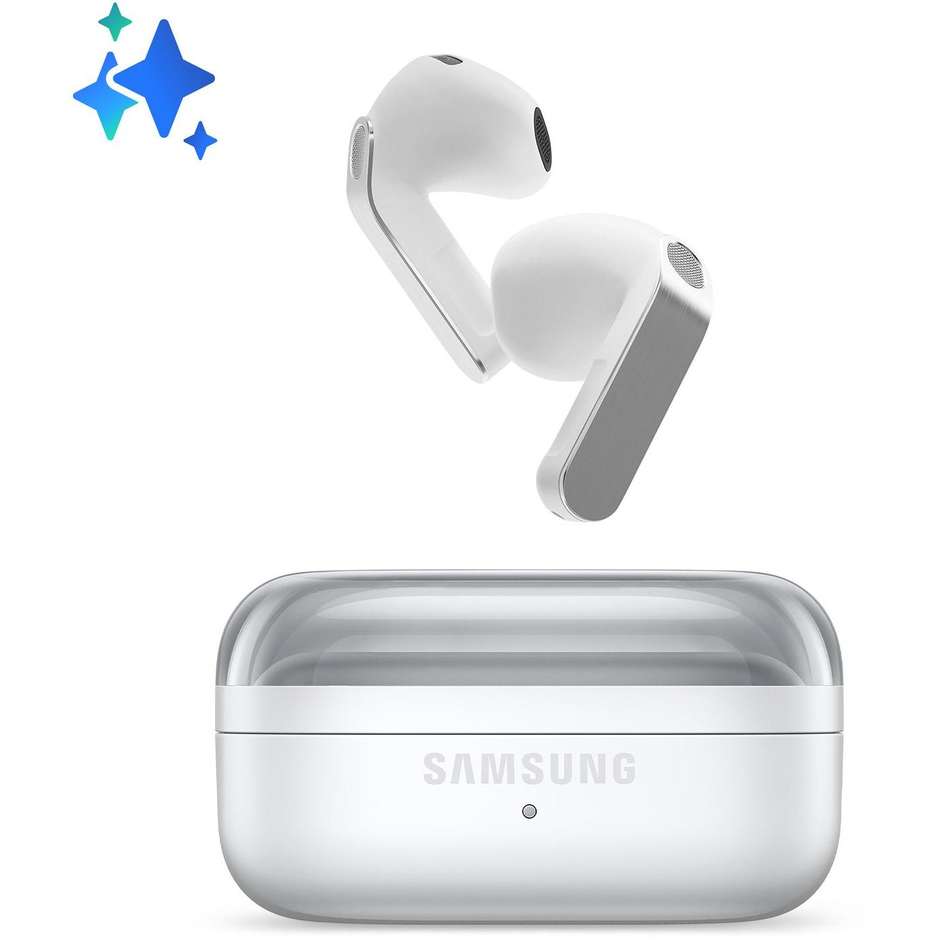 Samsung Galaxy Buds4 Auricolari TWS ANC IP54 Bianchi