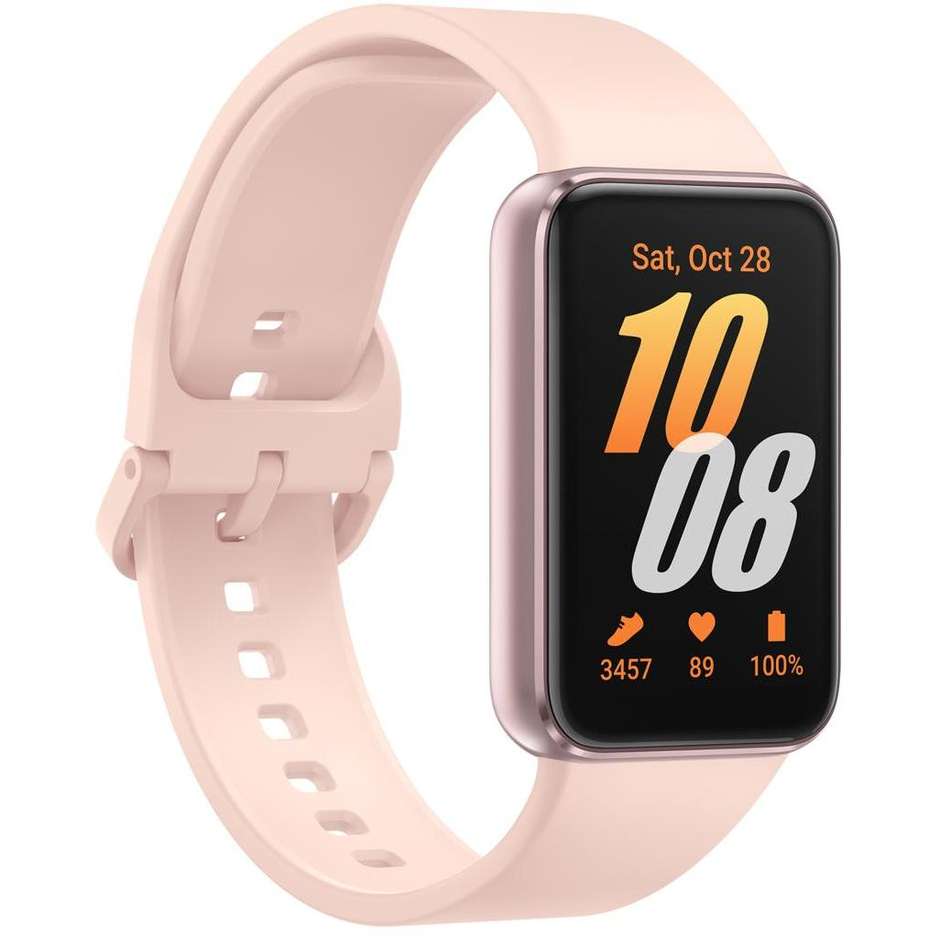 Samsung Galaxy Fit 3 Fitness Band 1.6" AMOLED Bluetooth Colore Oro rosa