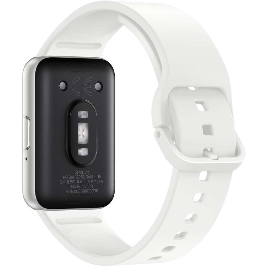 Samsung Galaxy Fit3 Fitness Band 1.6" AMOLED Cassa Alluminio Bluetooth Colore Argento