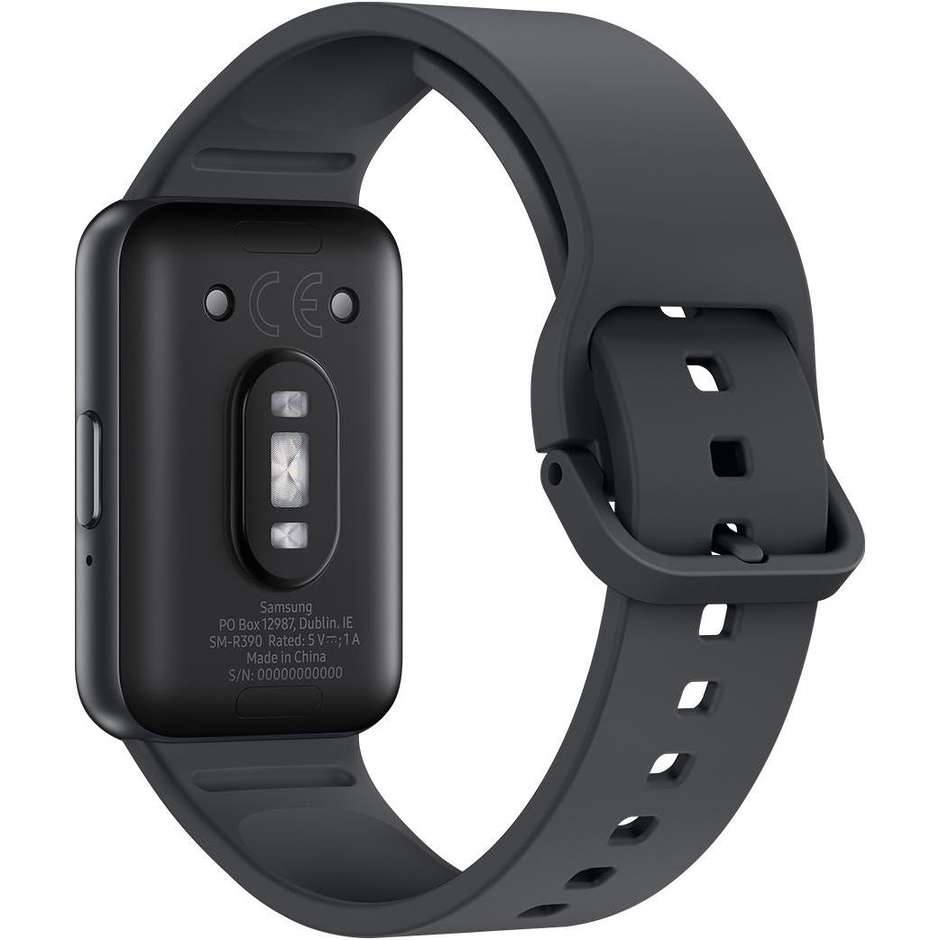 Samsung Galaxy Fit3 Fitness Band 1.6" AMOLED Cassa Alluminio Bluetooth Colore Grigio Scuro