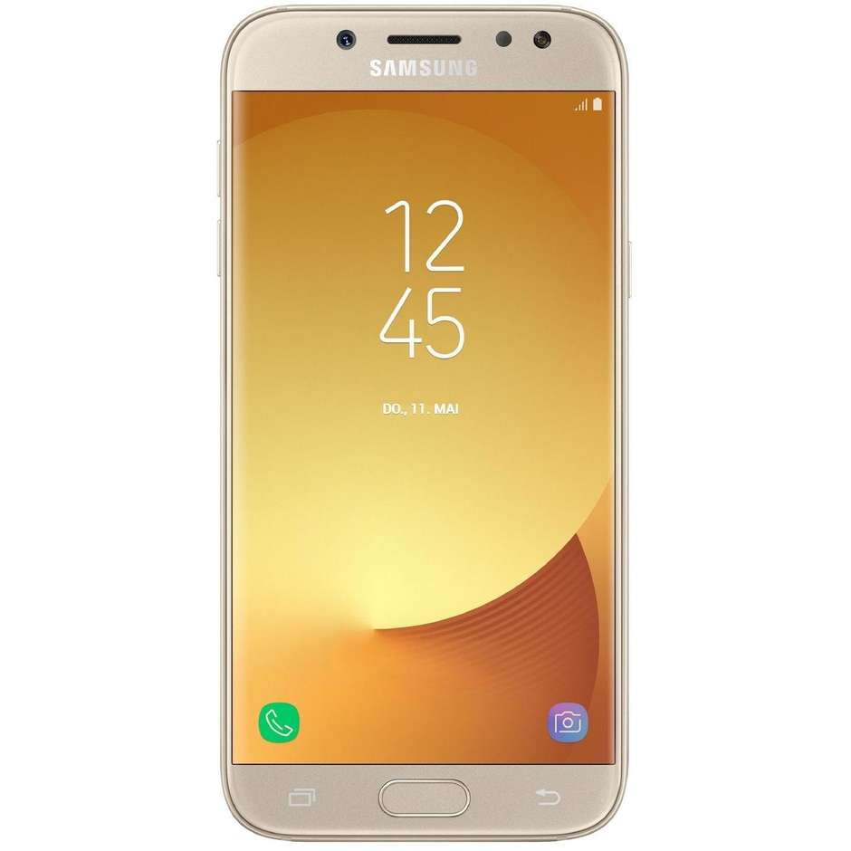 Samsung Galaxy J5 2017 Smartphone Dual sim Display 5.2" HD Super Amoled Memoria 16 GB Colore Oro