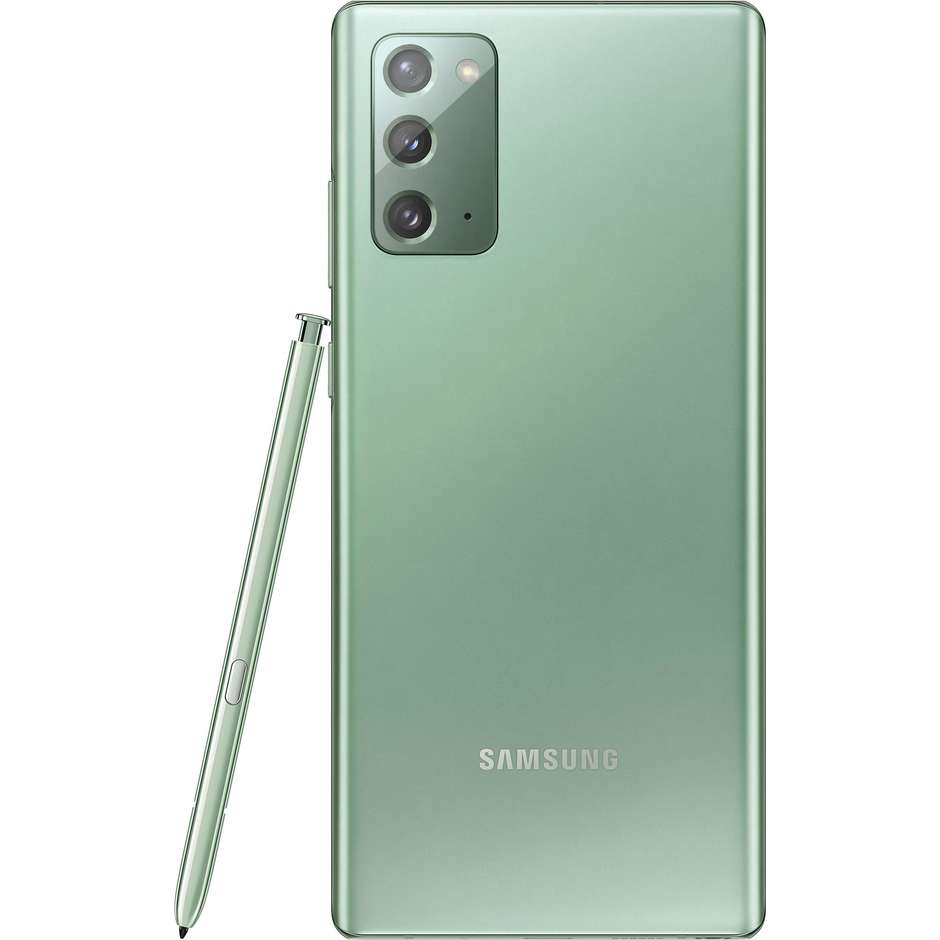 Samsung GALAXY NOTE 20 LTE Smartphone 6,7'' FHD Ram 8 Gb Memoria 256 Gb Android 10 colore Verde