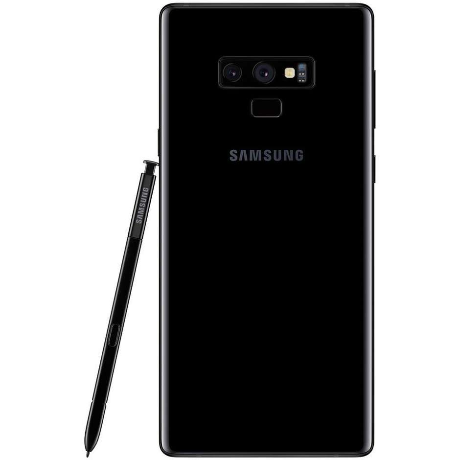 Samsung Galaxy Note 9 Smartphone Dual Sim Display Super AMOLED 6,4" memoria 128 GB  Fotocamera 12 MP colore Nero