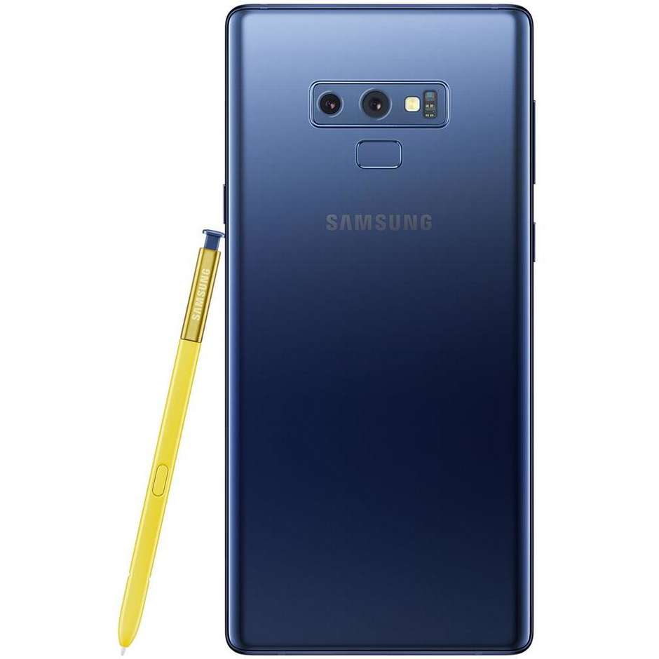 Samsung Galaxy Note 9 Smartphone Dual Sim Display Super AMOLED 6,4" memoria 512 GB Fotocamera 12 MP colore blu