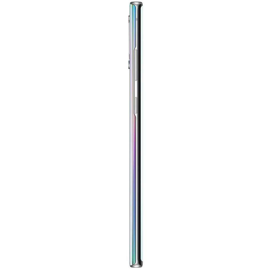 Samsung Galaxy Note10+ Smartphone 6,8" memoria 256 GB Ram 12 GB Tripla fotocamera colore Aura Glow