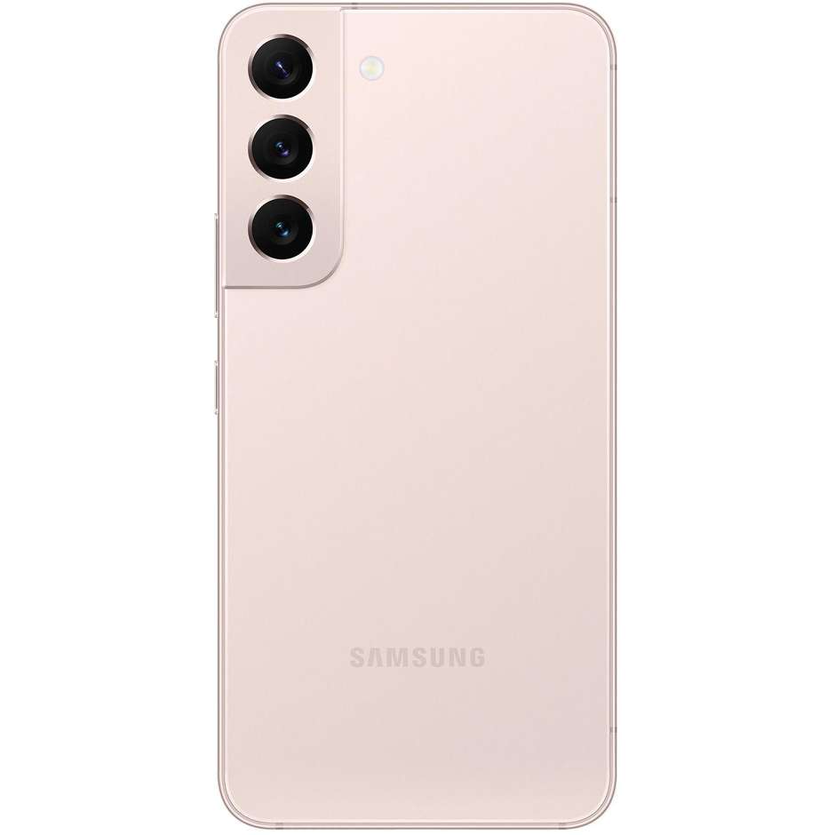 Samsung Galaxy S22 5G Smartphone 6,1" Full HD+ Ram 8 Gb Memoria 128 Gb Android Colore Pink Gold