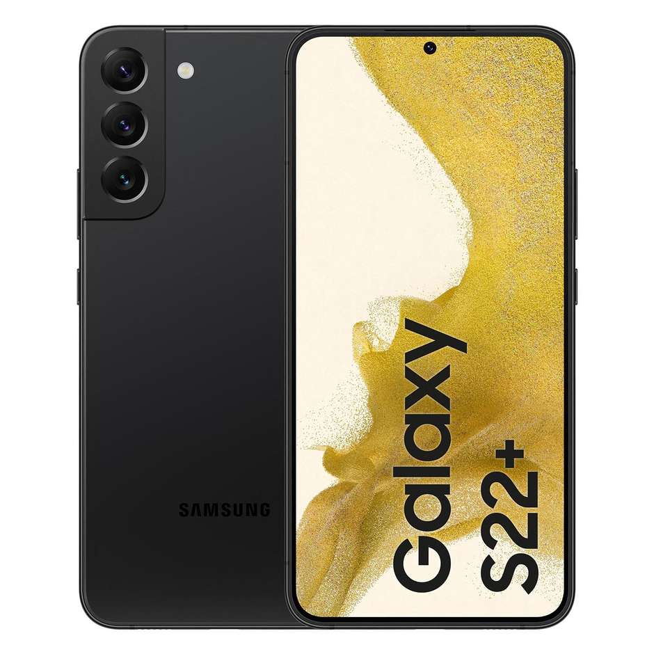 Samsung Galaxy S22+ 5G Smartphone 6,6" Dynamic Amoled 2X Ram 8 Gb Memoria 256 Gb Android Colore Black