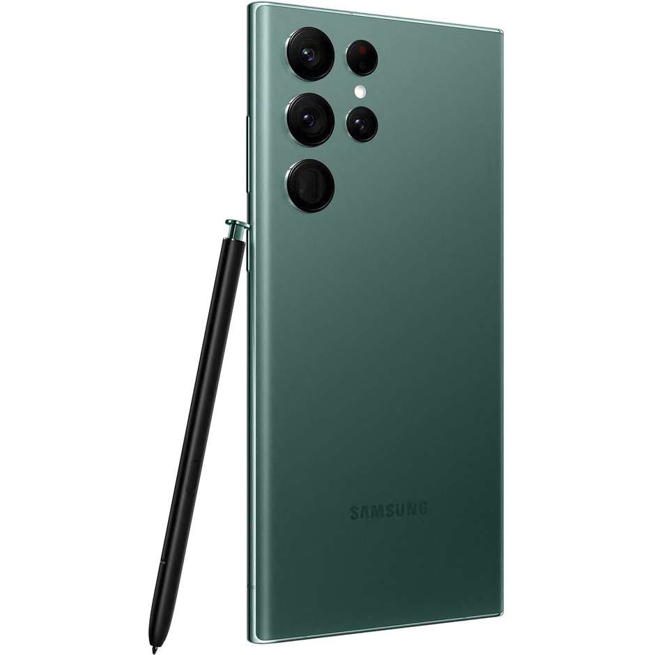 Samsung Galaxy S22 Ultra 5G Display 6.8'' Dynamic Amoled 2X Ram 12 GB Memoria 512 Gb Android Colore Green