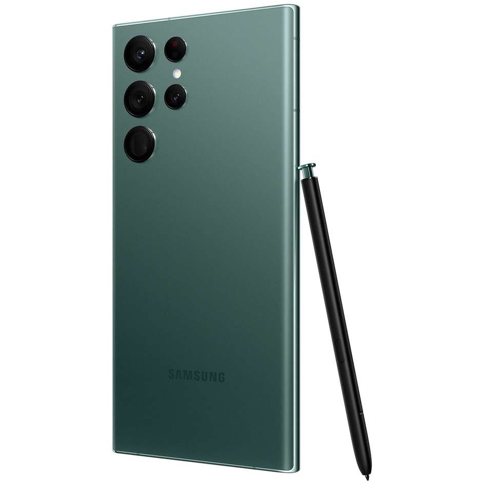 Samsung Galaxy S22 Ultra 5G Display 6.8'' Dynamic Amoled 2X Ram 12 GB Memoria 512 Gb Android Colore Green