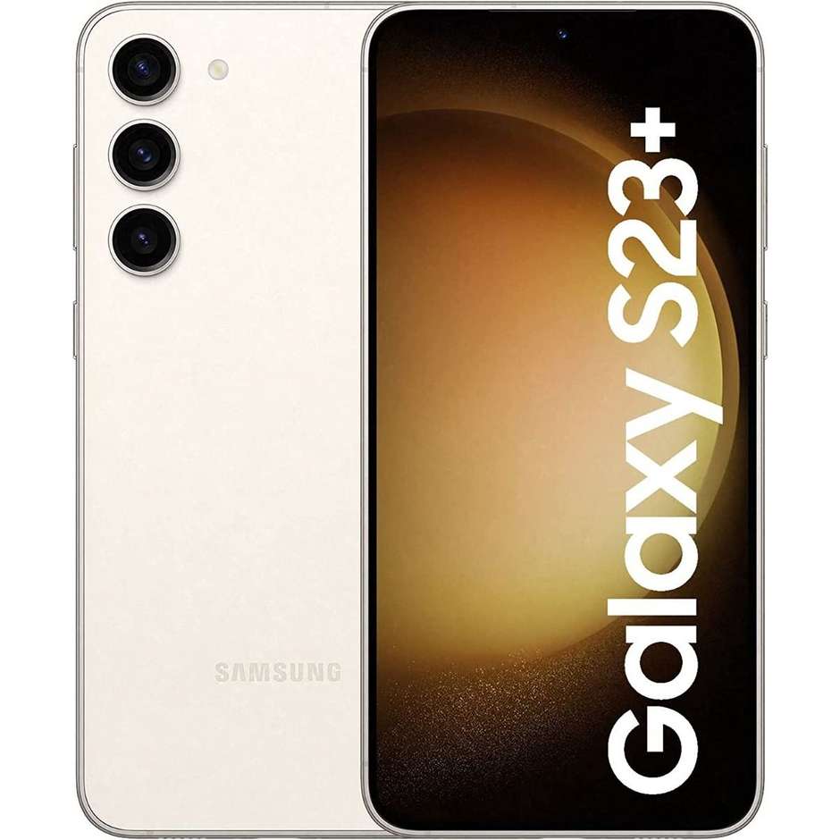 Samsung Galaxy S23+ Smartphone 5G 6,1" Ram 8 Gb Memoria 256 Gb Android colore Cream