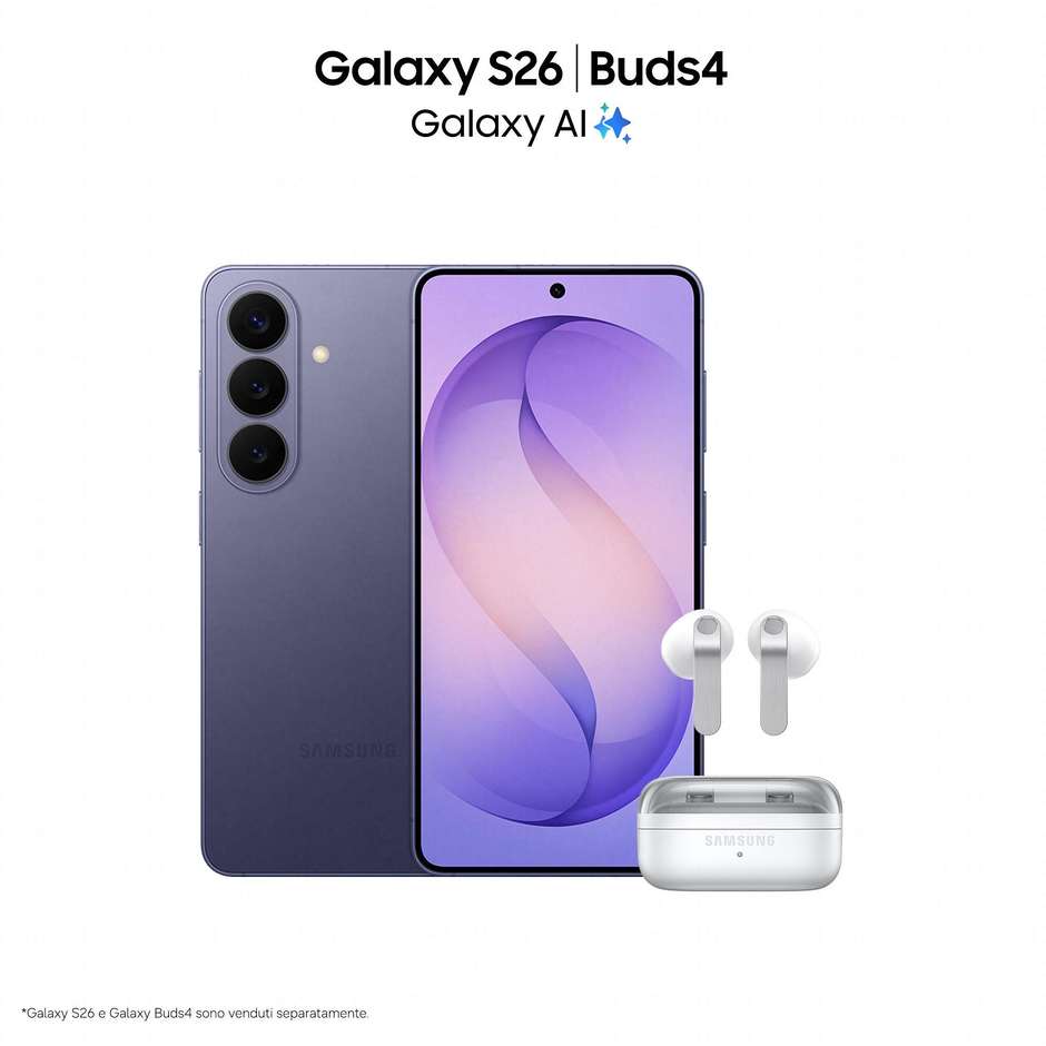Samsung Galaxy S26 5G 12GB 256GB 6,3" Dynamic AMOLED 2X Cobalt Violet