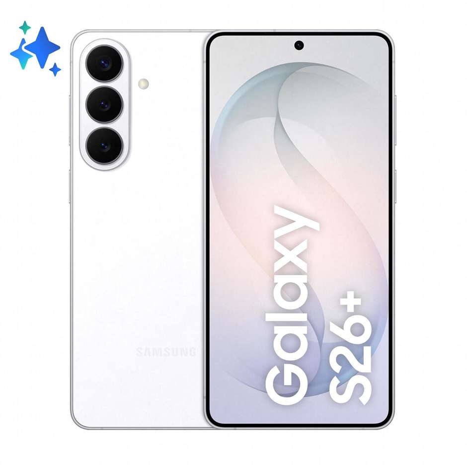 Samsung Galaxy S26+ 5G 12GB 512GB 6,7" Dynamic AMOLED 2X Bianco
