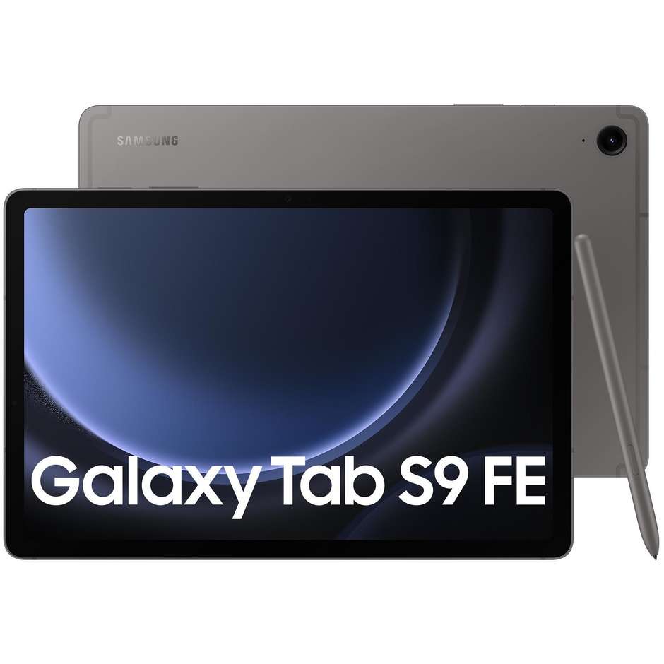 Samsung Galaxy S9 FE Tablet 10.9" Wi-Fi RAM 6 GB Memoria 128 GB Android 13 Colore Grigio