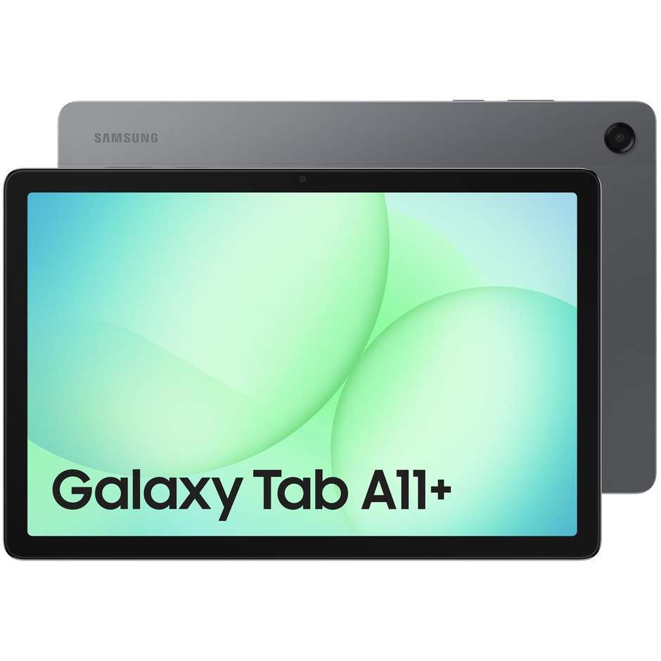Samsung Galaxy Tab A11+ Tablet 11" Wi-Fi Ram 6 GB Memoria 128 GB Colore Grigio