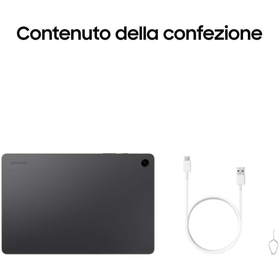 Samsung Galaxy Tab A9+ SM-X210 Tablet 11" WUXGA 90Hz Qualcomm Snapdragon Octa-Core RAM 8 GB Memoria 128 GB Wi-Fi Android Grafite