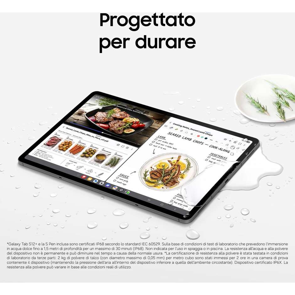 Samsung Galaxy Tab S12+ 12,6 pollici Wi-Fi 12 GB/256 GB Gray con S Pen