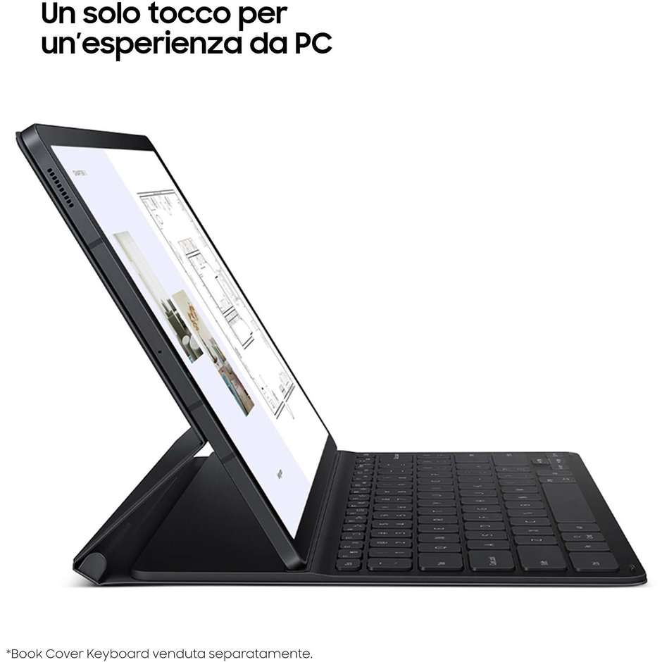 Samsung Galaxy Tab S7 FE Wi-Fi 12.4" (SM-T733NZK) Schermo WQXGA 2560x1600 Snapdragon 778G 8-Core 2.4GHz RAM 6GB Memoria 128GB espandibile S Pen Magnetica Inclusa Altoparlanti AKG Dolby Atmos Batteria 10090 mAh 45W Mystic Black