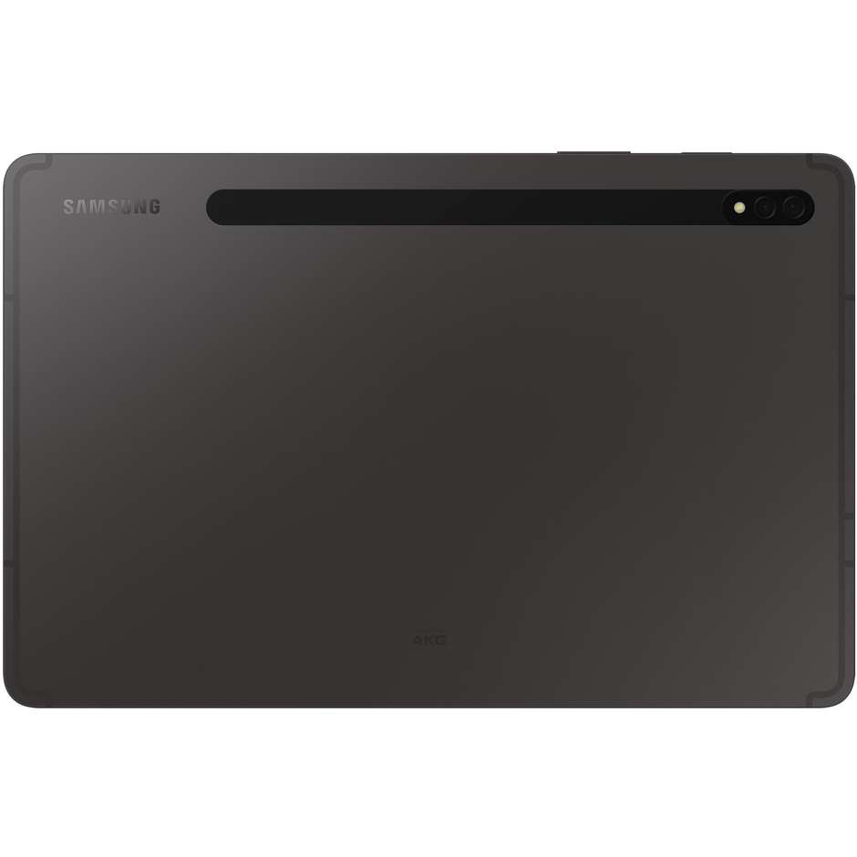 Samsung Galaxy Tab S8 Tablet 11" Wi-Fi Ram 8 Gb Memoria 256 Gb Android 12 Colore Grafite