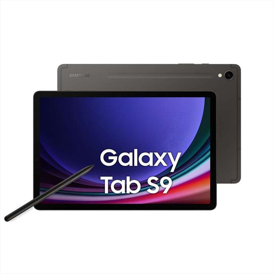 Samsung Galaxy Tab S9 Tablet 11" Wi-Fi Ram 12 Gb Memoria 256 Gb Android 13 colore Graphite