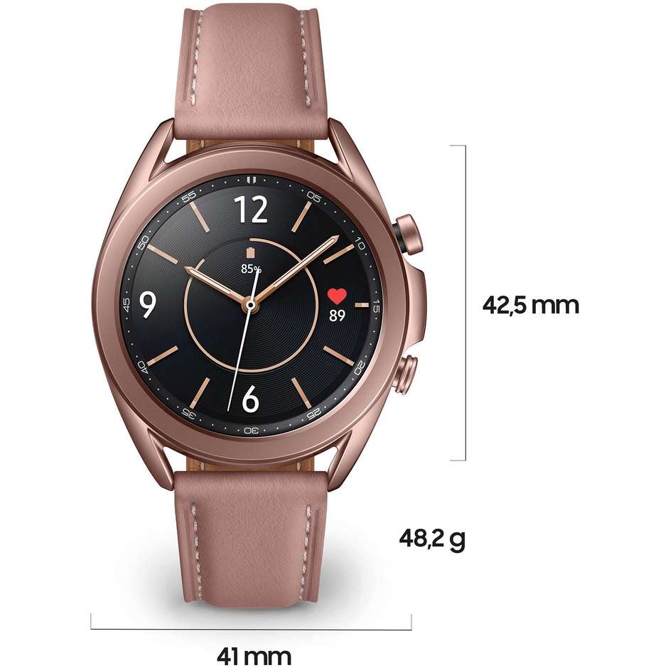 Samsung Galaxy Watch 3 Smartwatch 41 mm GPS Bluetooth colore Bronze