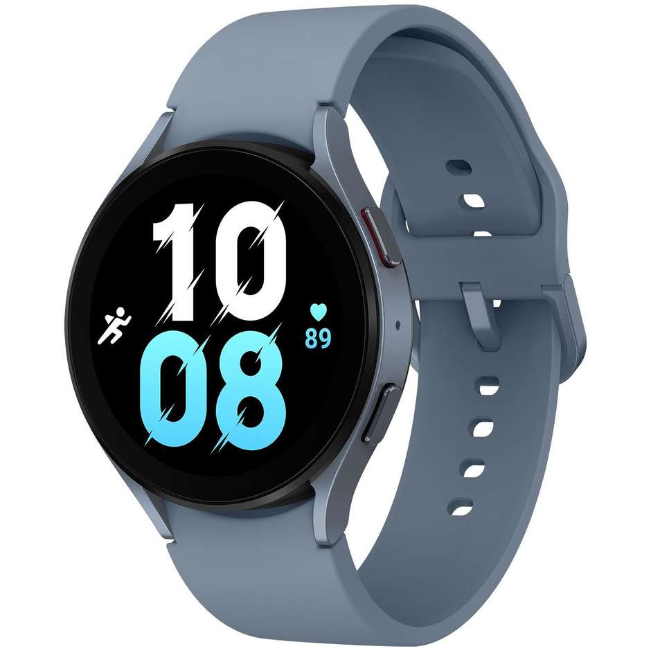 Samsung Galaxy Watch 5 Smartwatch 44mm GPS Bluetooth Fitness Tracker colore silver-blue