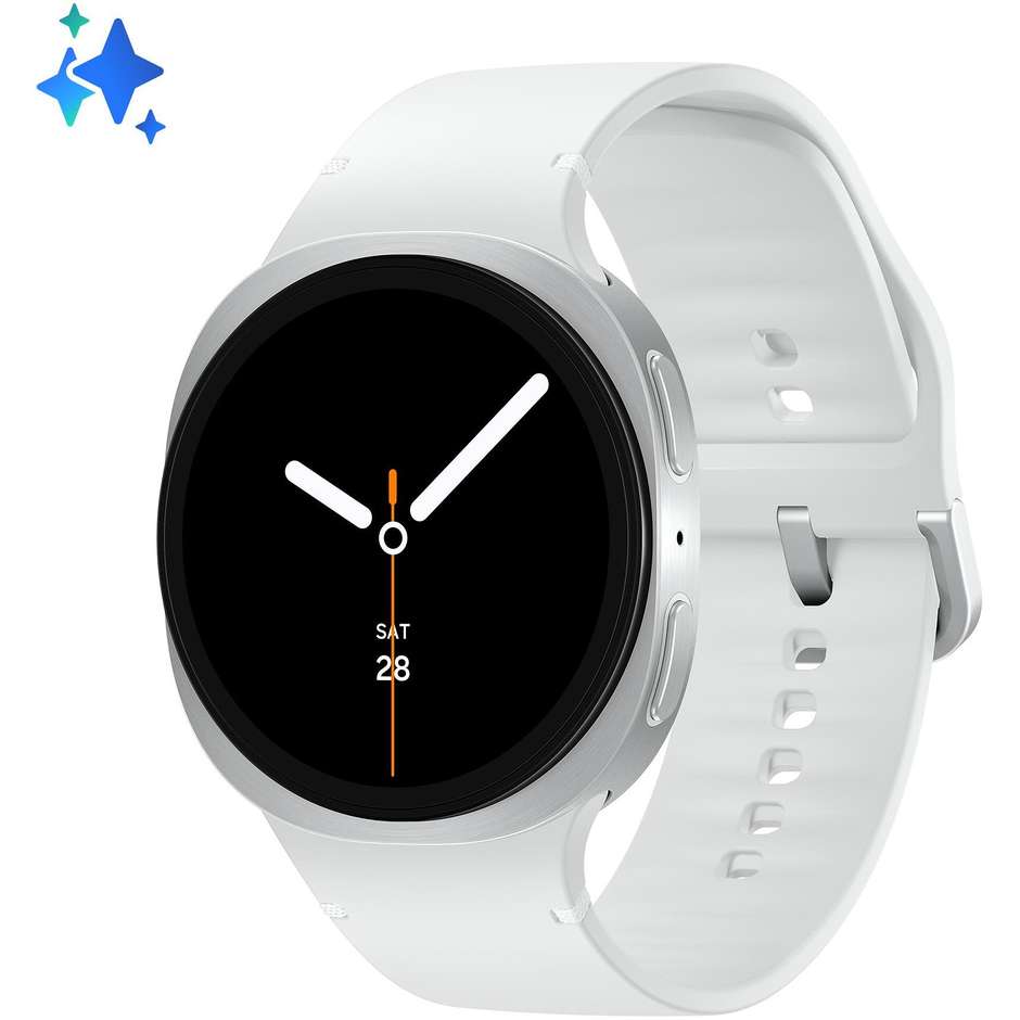 Samsung Galaxy Watch FE 44mm Smartwatch Super AMOLED Cassa Alluminio Bluetooth Colore Bianco