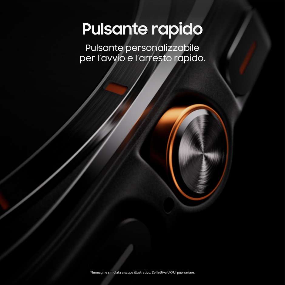 Samsung Galaxy Watch Ultra 2025 47mm LTE  Galaxy AI Cassa in titanio con cinturino Blu