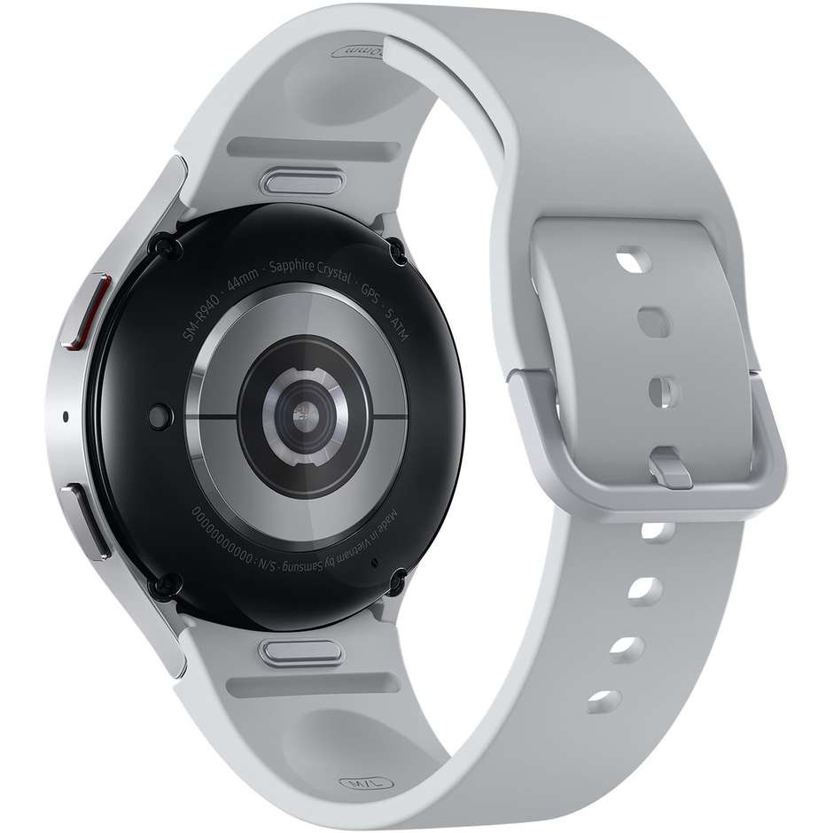 Samsung Galaxy Watch6 44mm Smartwatch Super AMOLED Bluetooth Wi-Fi Colore Argento (SM-R940NZSAEUE)