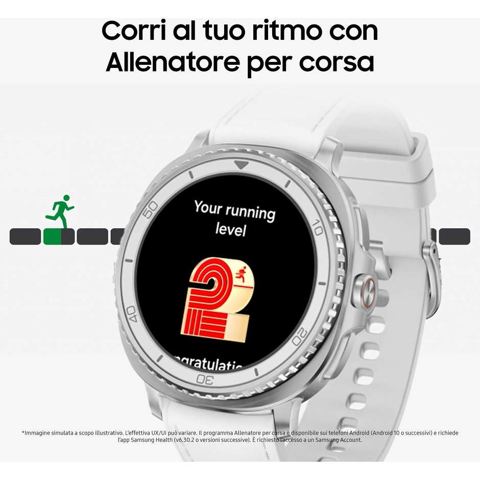 Samsung Galaxy Watch6 Classic 43mm Smartwatch Ghiera Rotante Acciaio Bluetooth Colore Nero