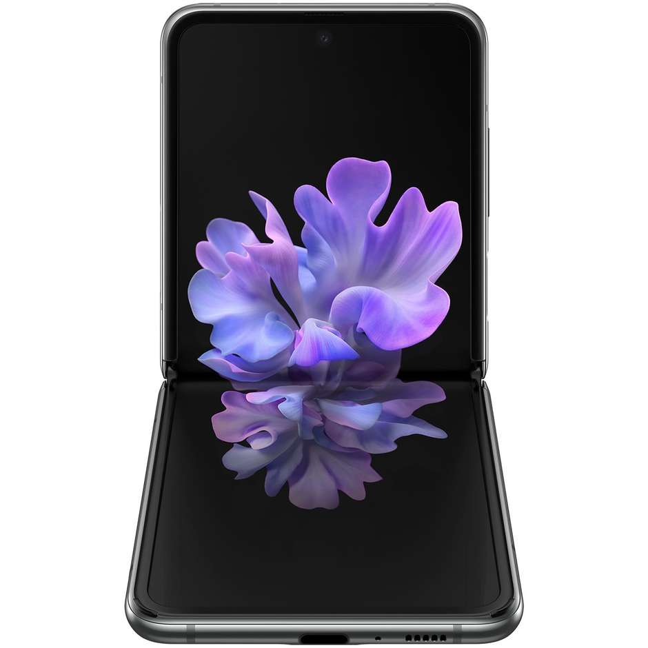 Samsung Galaxy Z-Flip 5G Smartphone 6,7'' + 1,1" Ram 8 Gb Memoria 256 Gb Android 10 colore grigio