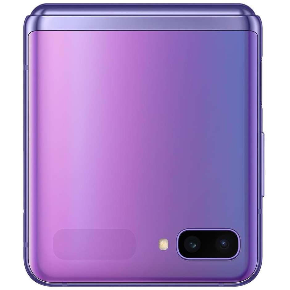 Samsung  Galaxy Z Flip Smartphone 6,7" +1,1" Ram 8 Gb Memoria 256 Gb Android 10.0 colore Mirror Purple