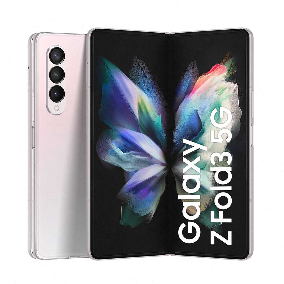 Samsung Galaxy Z Fold 3 5G Smartphone 6,2''/7,6'' AMOLED Ram 12 Gb Memoria 512 Gb Android colore Phantom Silver