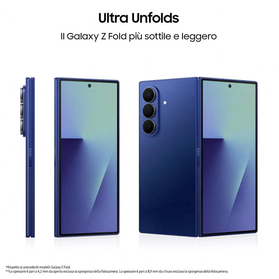 Samsung Galaxy Z Fold7 5G 1 TB, RAM 16 GB, Jetblack