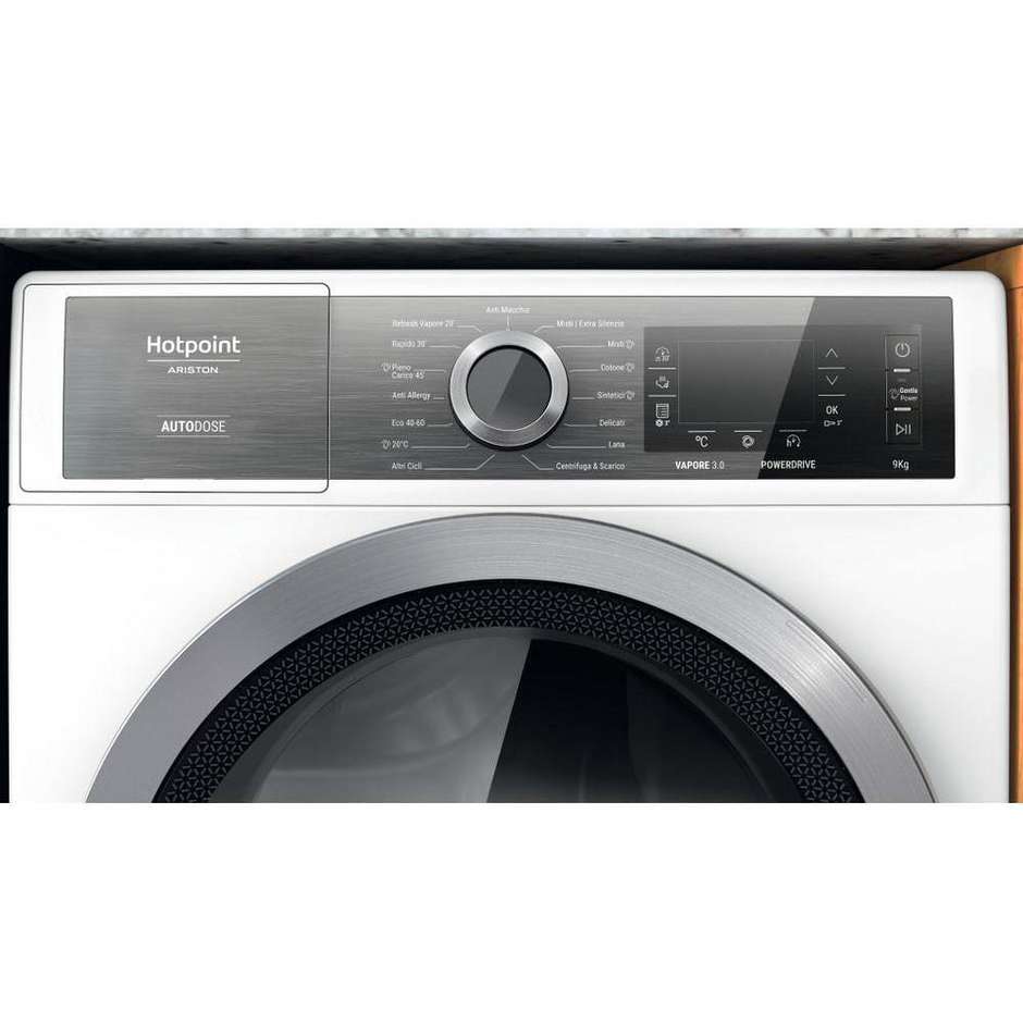 Samsung H799GPOWERIT Lavatrice Caricamento frontale Capacita 9 Kg 1400 Giri/min Classe A Colore Bianco