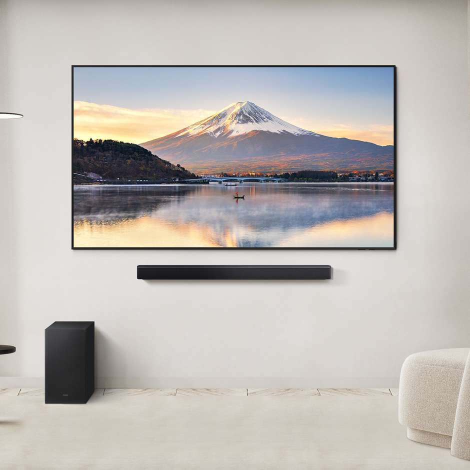 Samsung HW-B450F/ZF Soundbar con Subwoofer per TV Nero