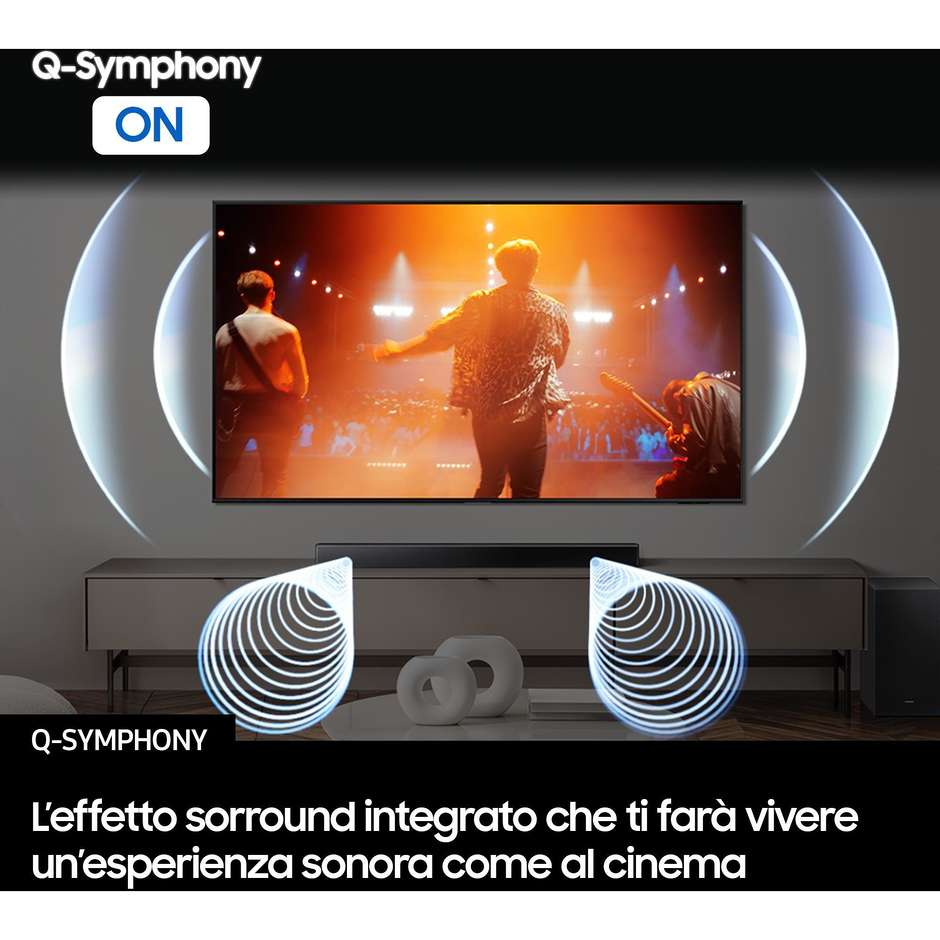 SAMSUNG HW-B650F/ZF Soundbar All-in-One per TV e Intrattenimento Domestico DTS Colore Black