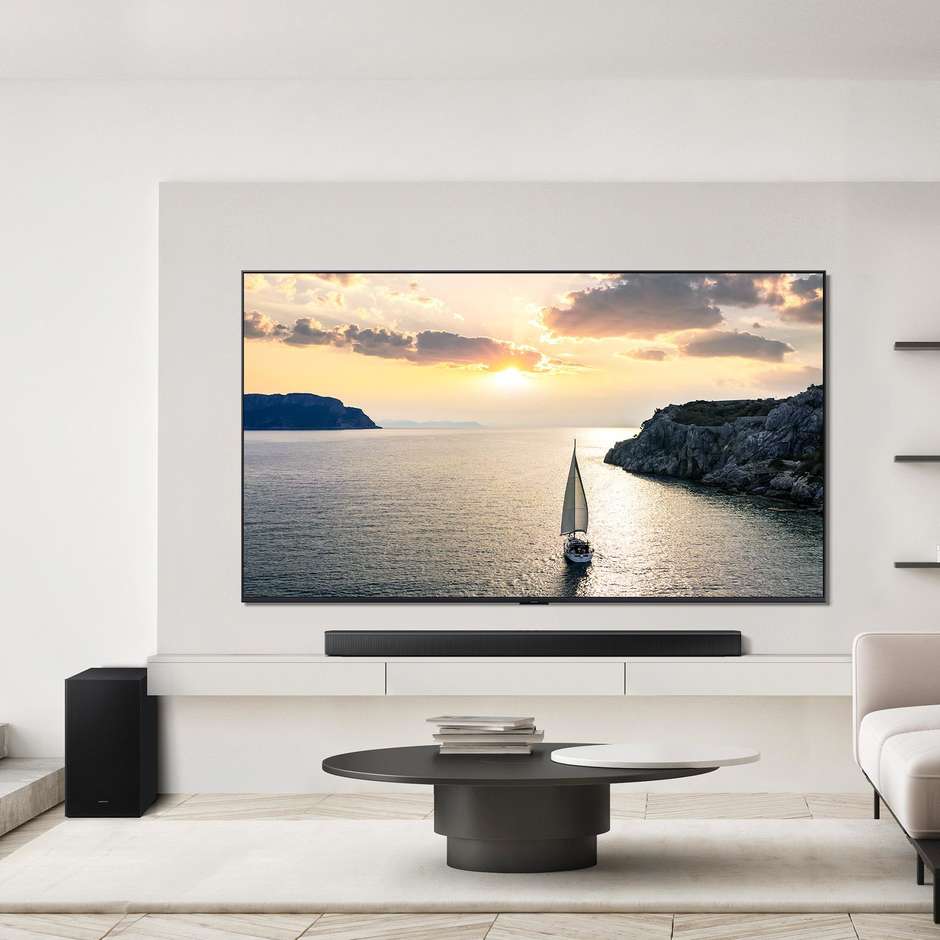 Samsung HW-B750F/ZF Soundbar 5.1 Canali 400W con Subwoofer Wireless Bluetooth Nero
