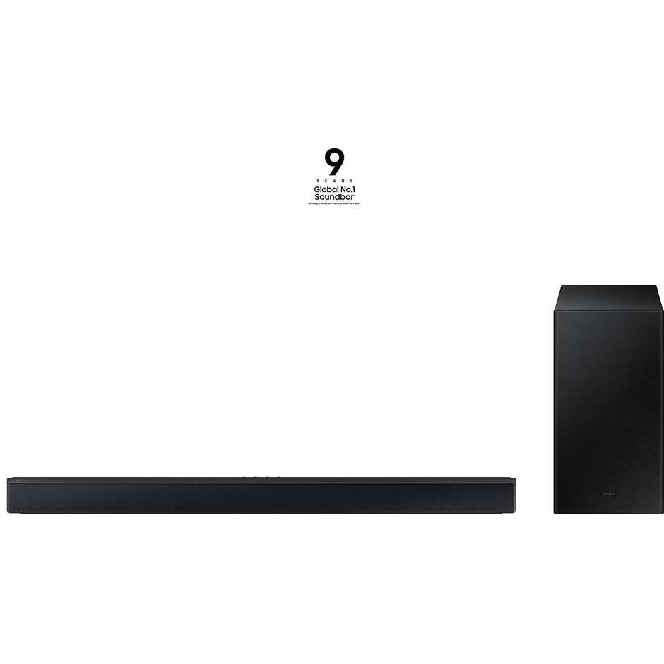 Samsung HW-C450/ZF Soundbar Cablato Bluetooth Potenza 300 W Colore Nero